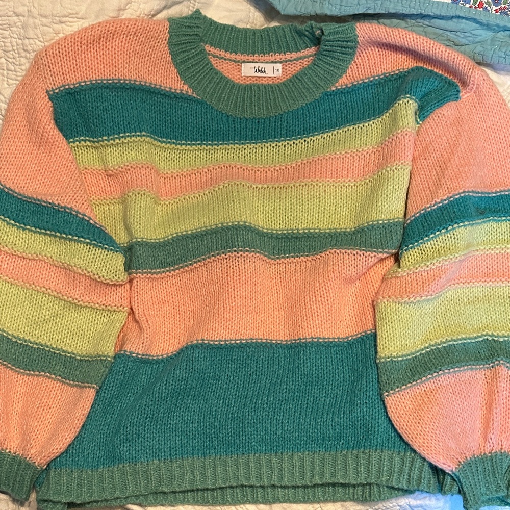 TALULAH Colorful Striped Sweater